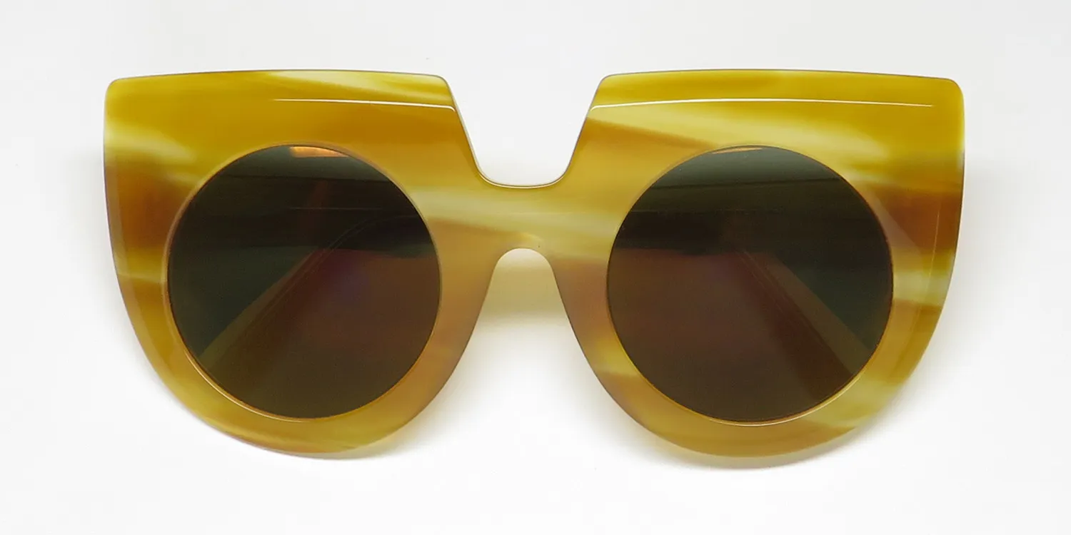 Andy Wolf DAPHNE f Sunglasses Yellow 51mm 2