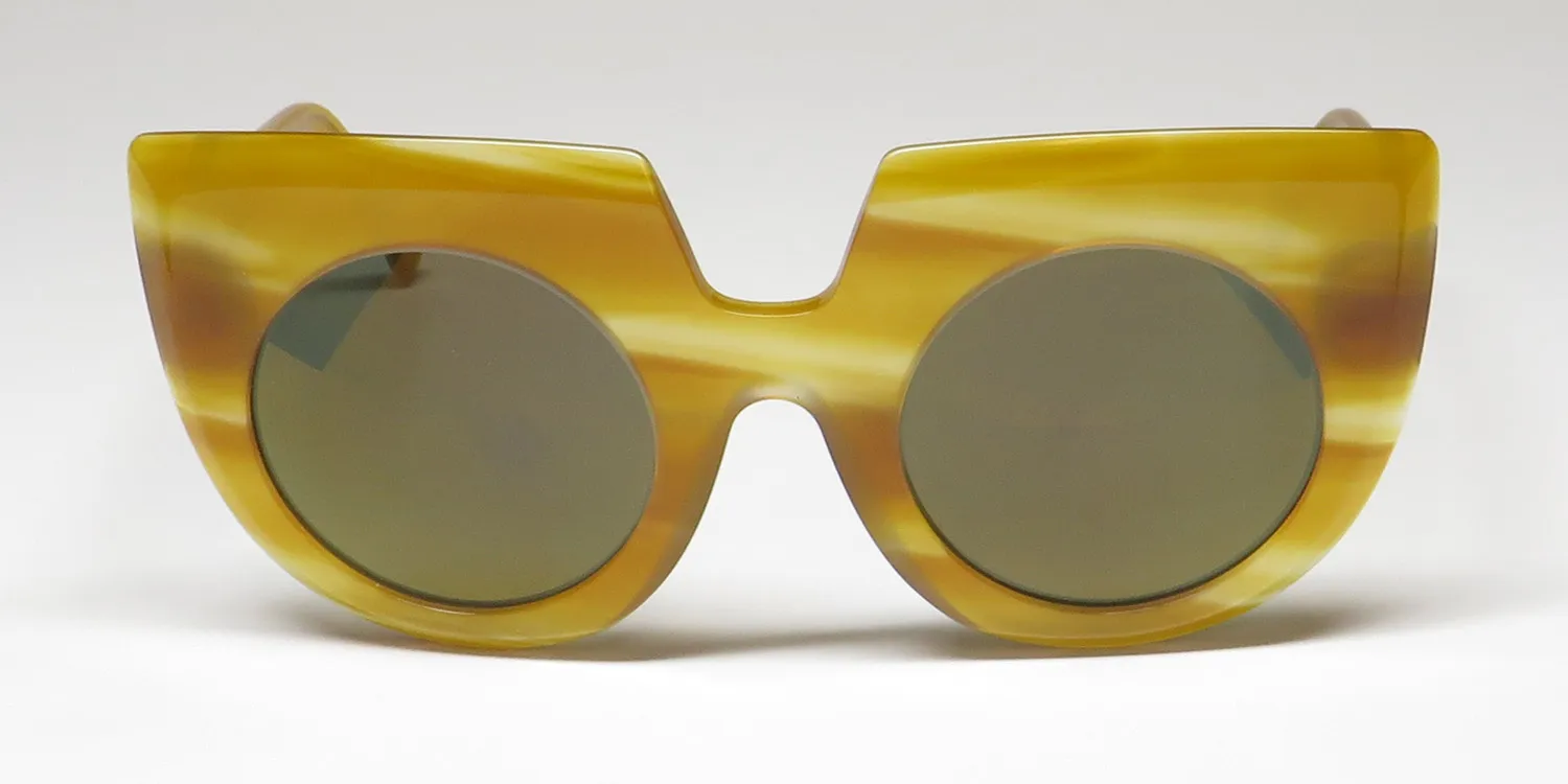 Andy Wolf DAPHNE f Sunglasses Yellow 51mm 3