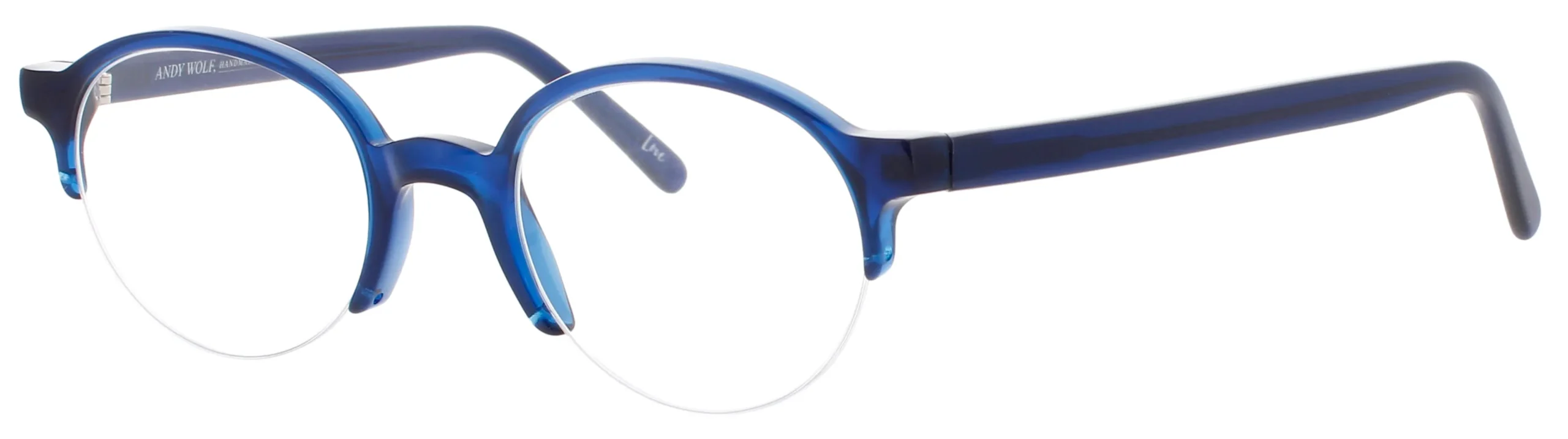 Andy Wolf 4555 G Eyeglasses Blue 46mm Unisex