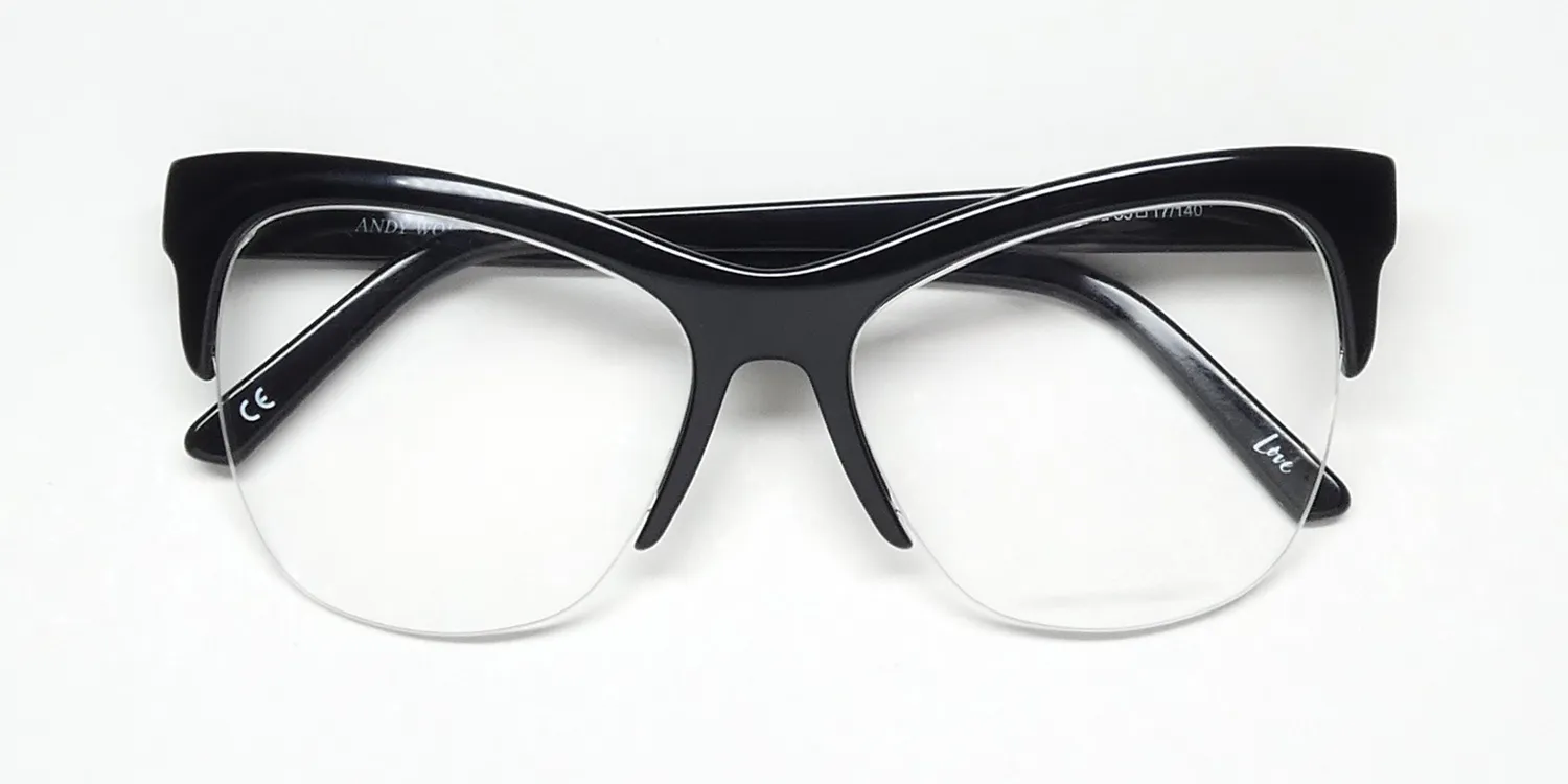 Andy Wolf 5077 a Eyeglasses Black 55mm 2