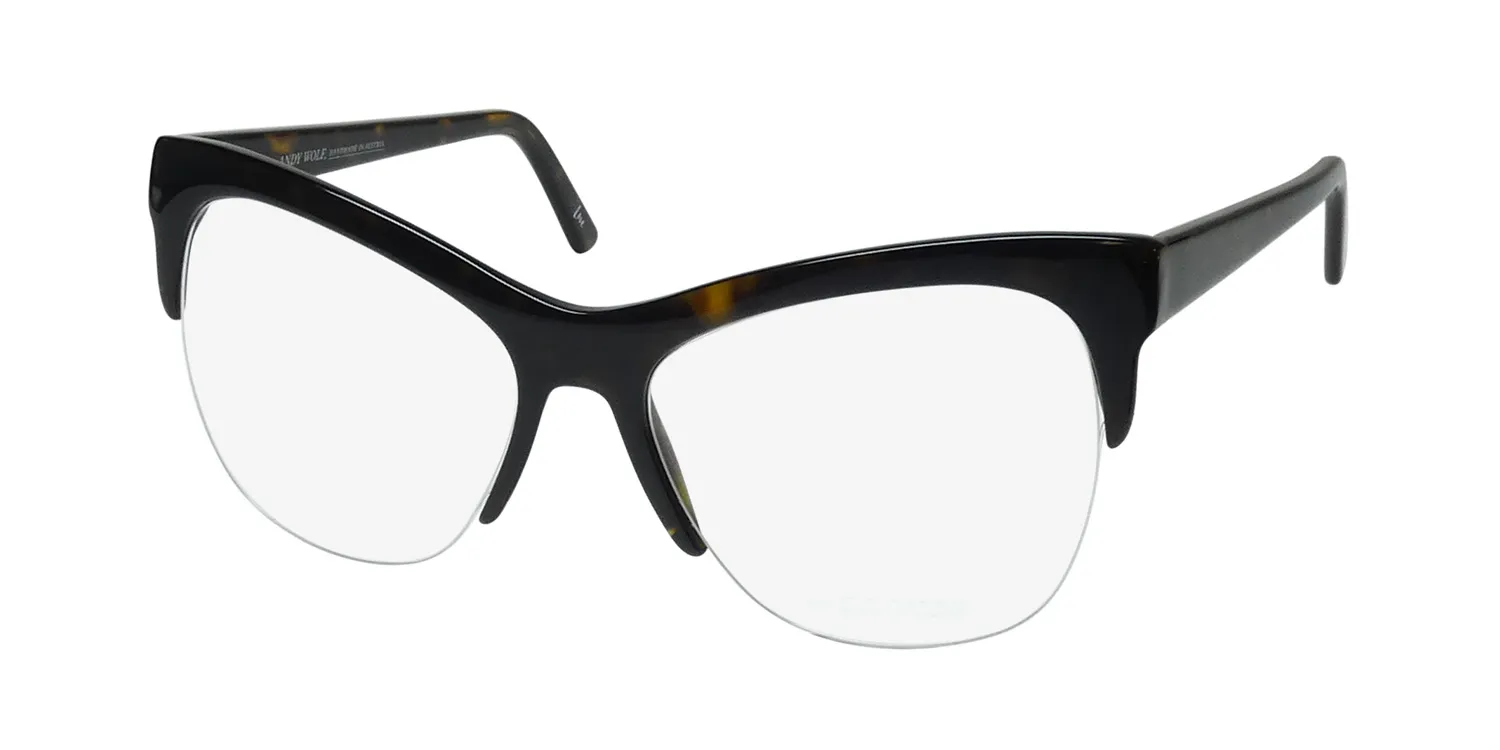 Andy Wolf 5077 b Eyeglasses Dark Havana 55mm