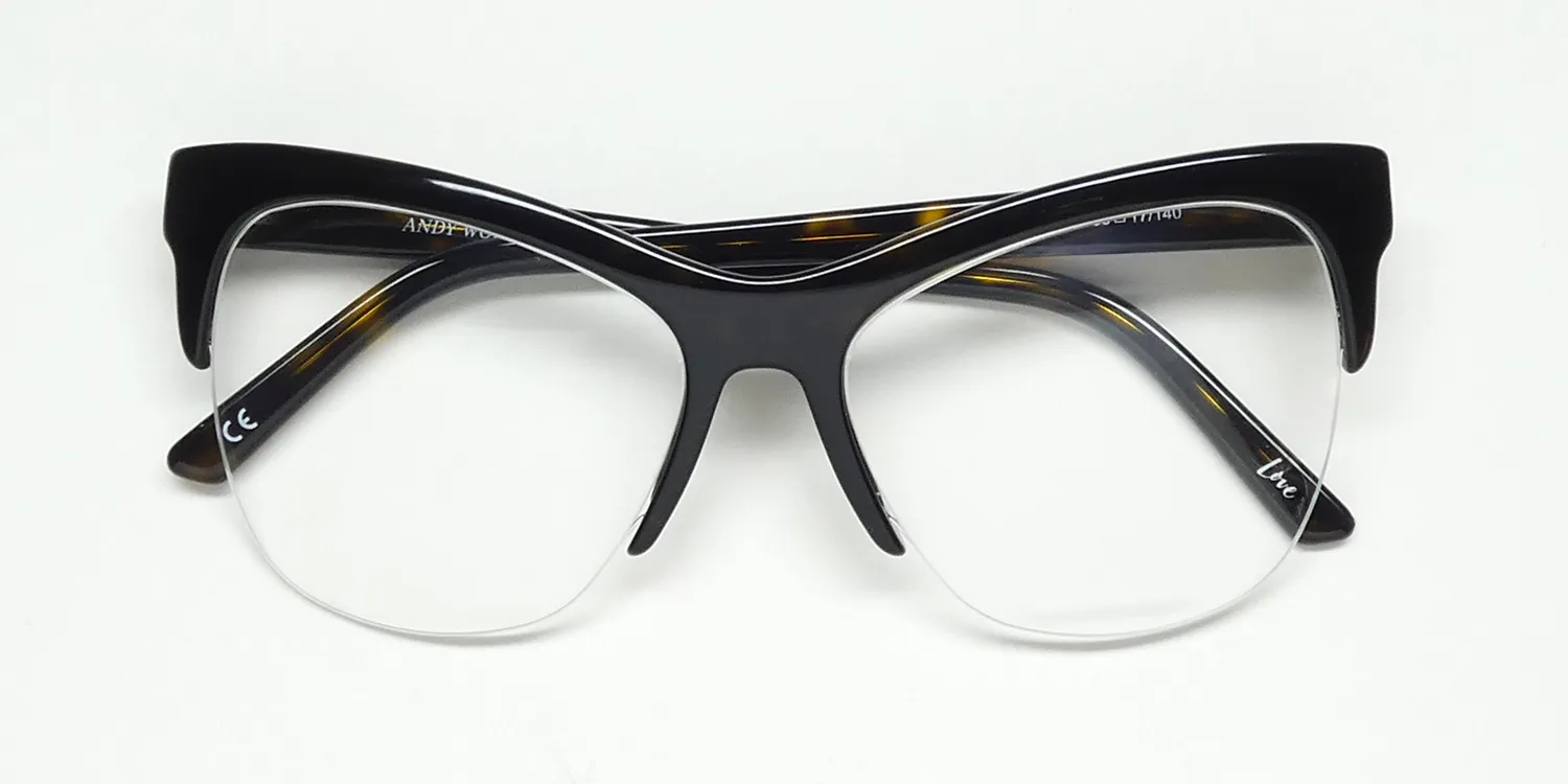Andy Wolf 5077 b Eyeglasses Dark Havana 55mm 2