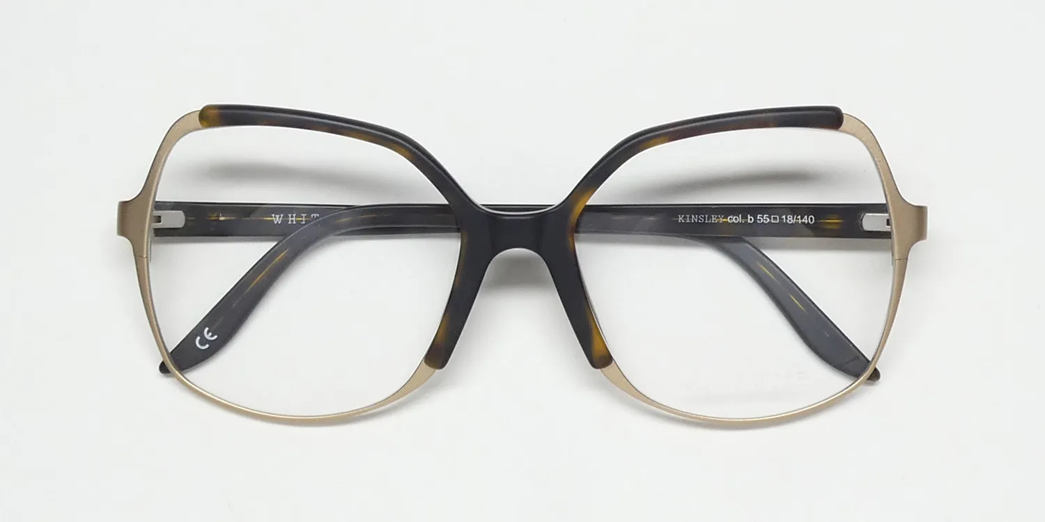 Andy Wolf Kinsley b Eyeglasses Matte Tortoise 55mm 2