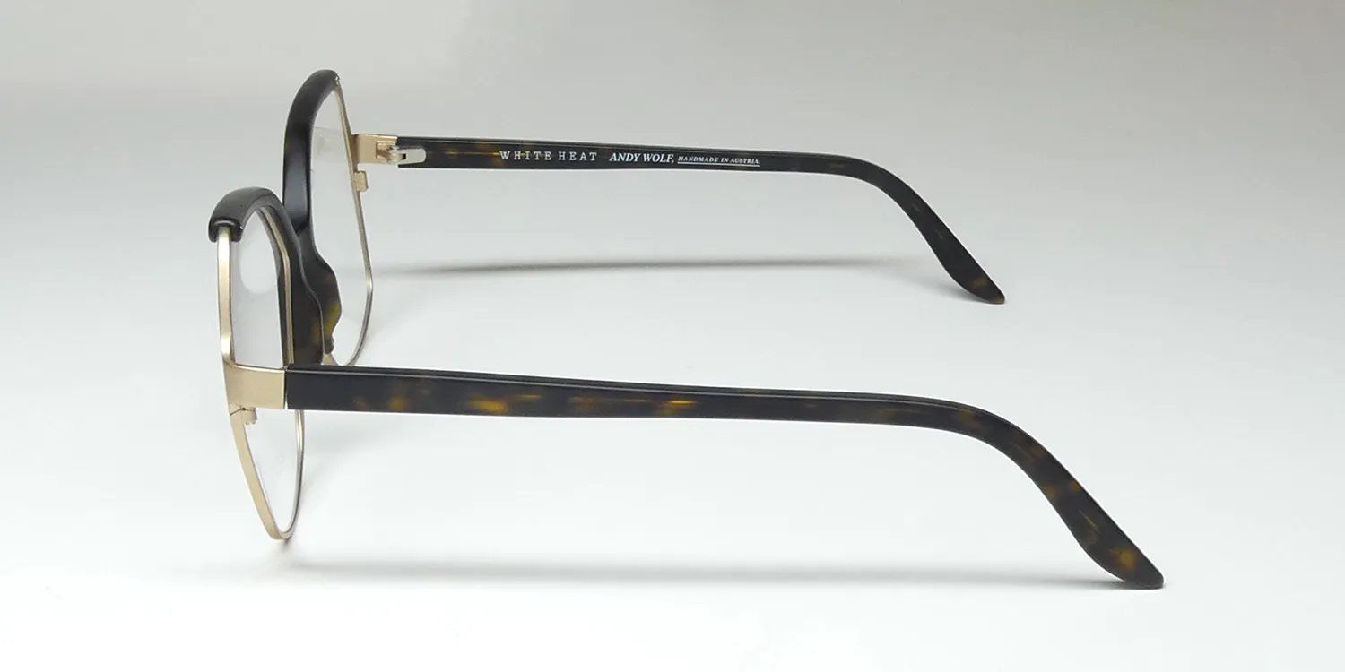 Andy Wolf Kinsley b Eyeglasses Matte Tortoise 55mm 4