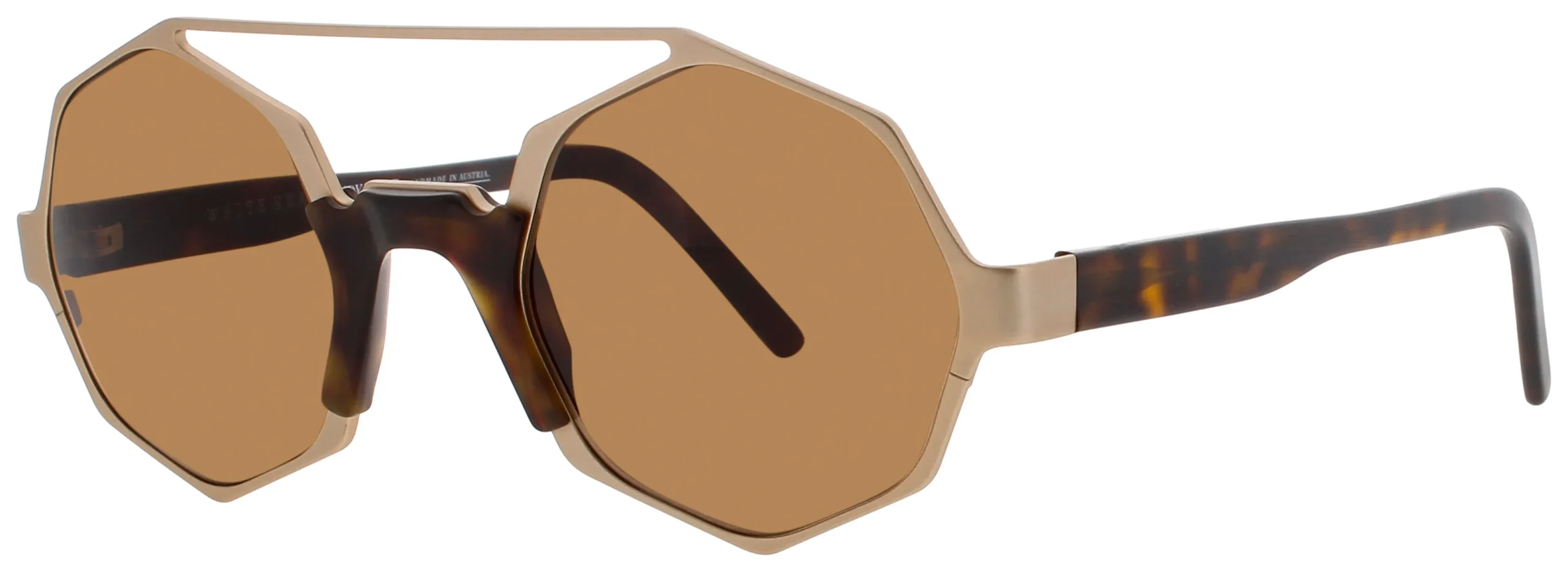 Andy Wolf ARLO B Sunglasses Gold 50mm Unisex