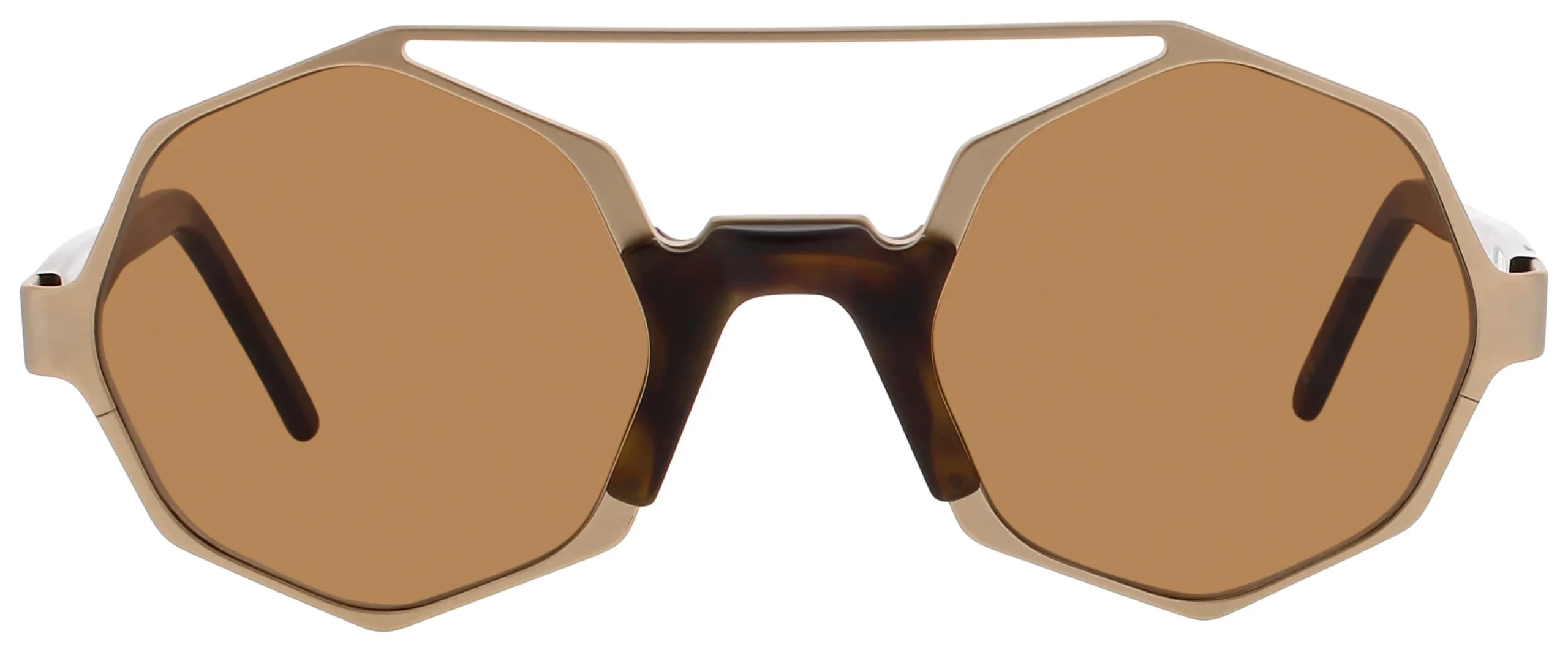 Andy Wolf ARLO B Sunglasses Gold 50mm Unisex 2