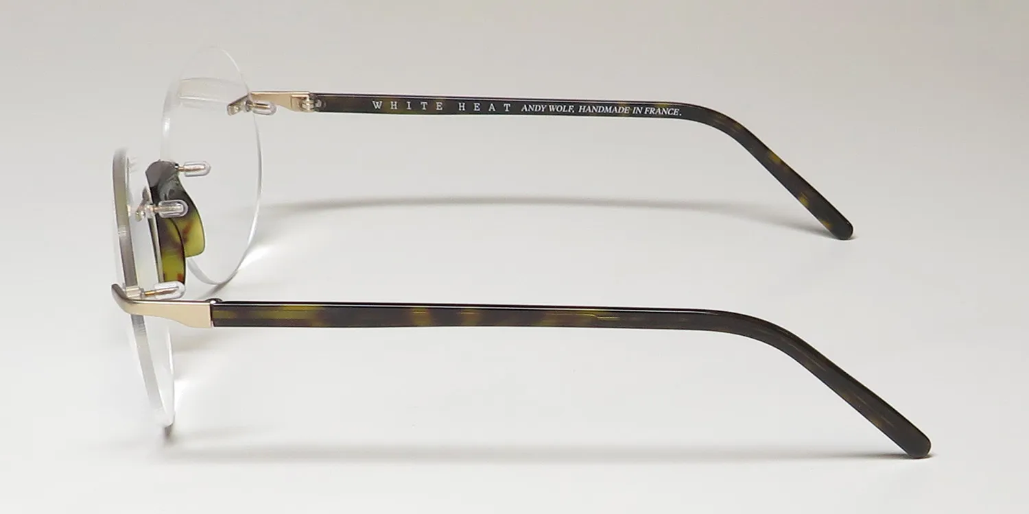 Andy Wolf IGNACIO b Eyeglasses Matte Gold 55mm Unisex 4