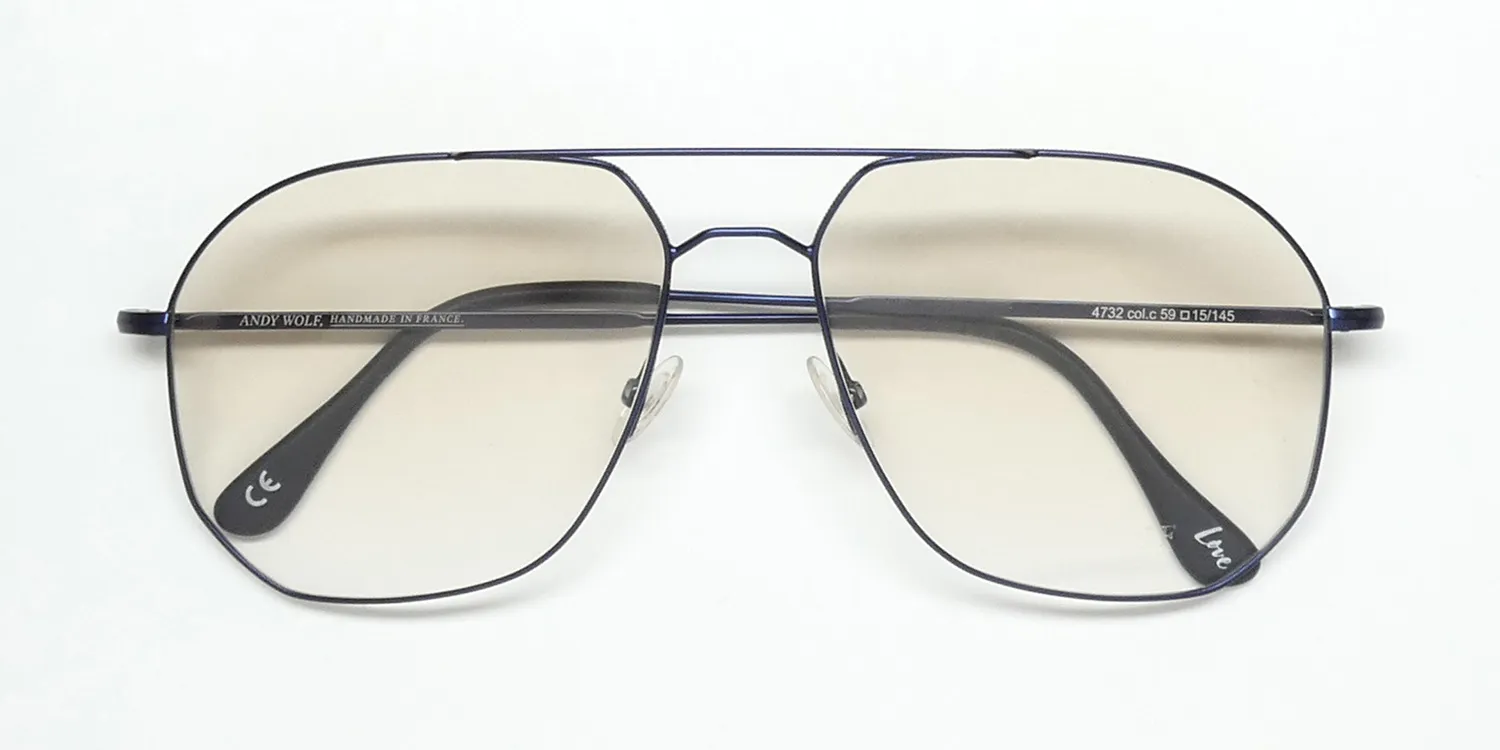 Andy Wolf 4732 c Eyeglasses Navy Blue 59mm 2