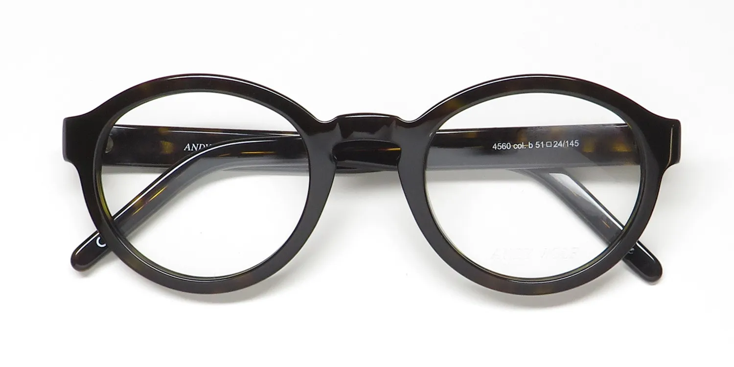 Andy Wolf 4560 b Eyeglasses Brown 51mm Unisex 2