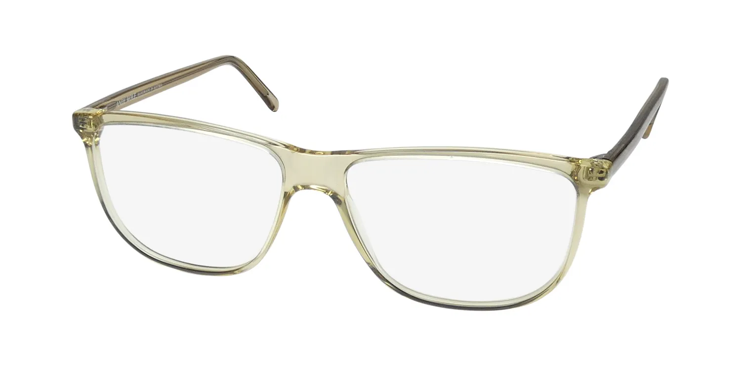 Andy Wolf 4562 f Eyeglasses Crystal Yellow Brown 58mm