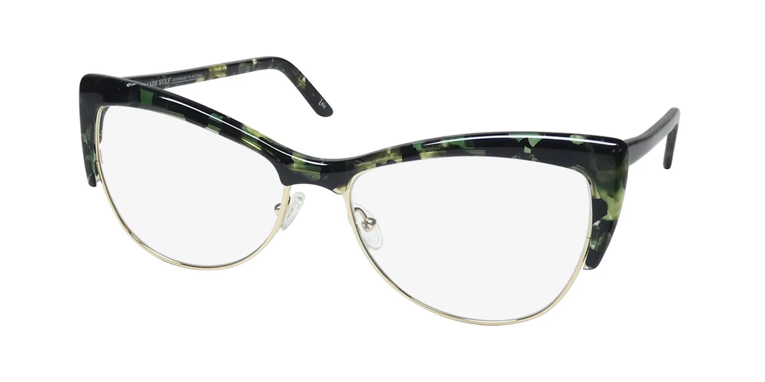 Andy Wolf 5082 e Eyeglasses Green 56mm
