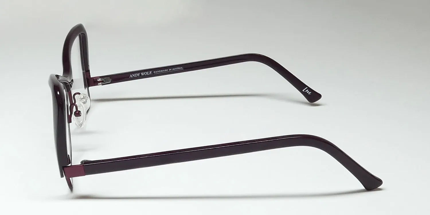 Andy Wolf 5083 e Eyeglasses Burgundy 56mm 4