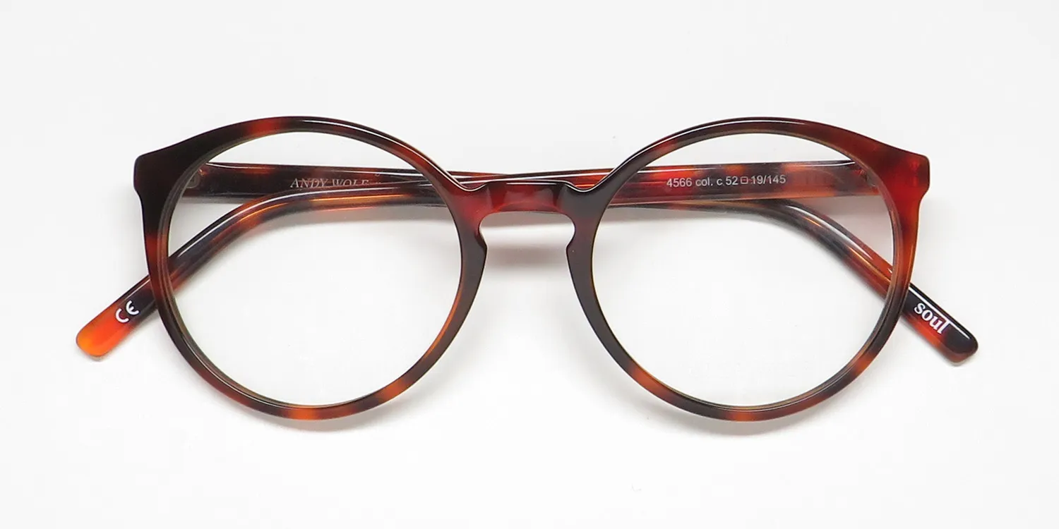 Andy Wolf 4566 c Eyeglasses Red 52mm 2