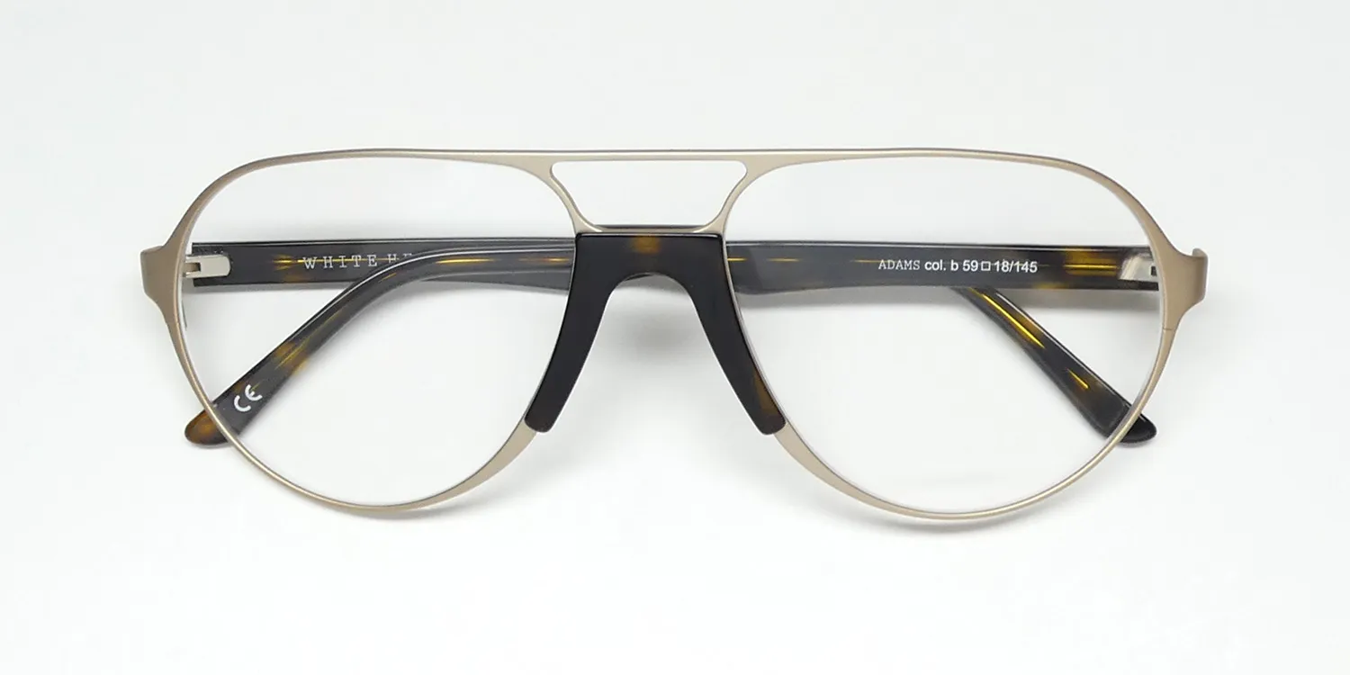 Andy Wolf Adams b Eyeglasses Matte Gold 59mm 2
