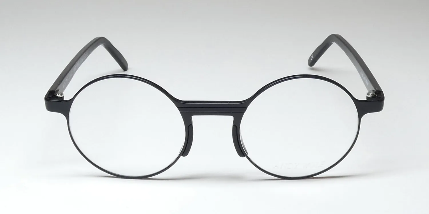 Andy Wolf Olm a Eyeglasses Black 47mm Unisex 3