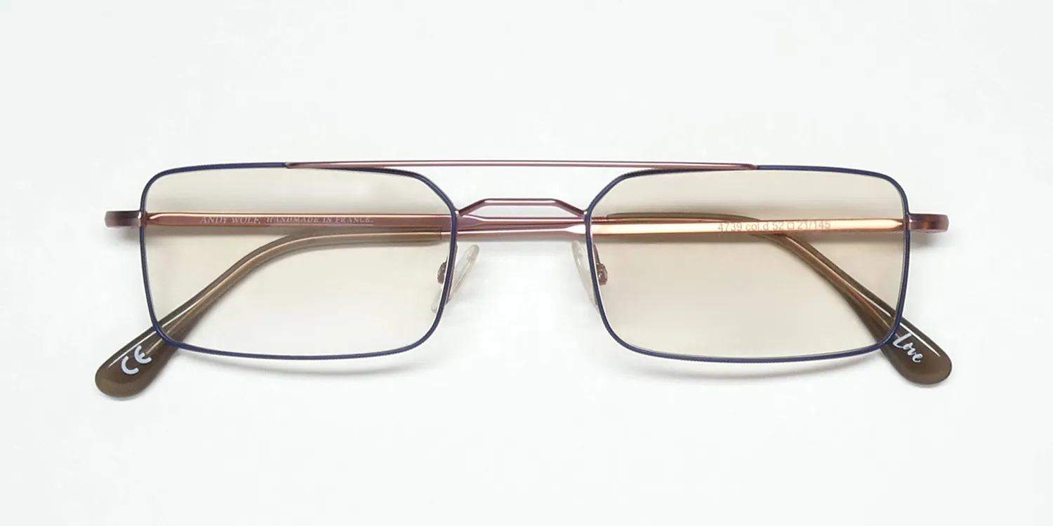 Andy Wolf 4739 d Eyeglasses Navy Blue 52mm 2