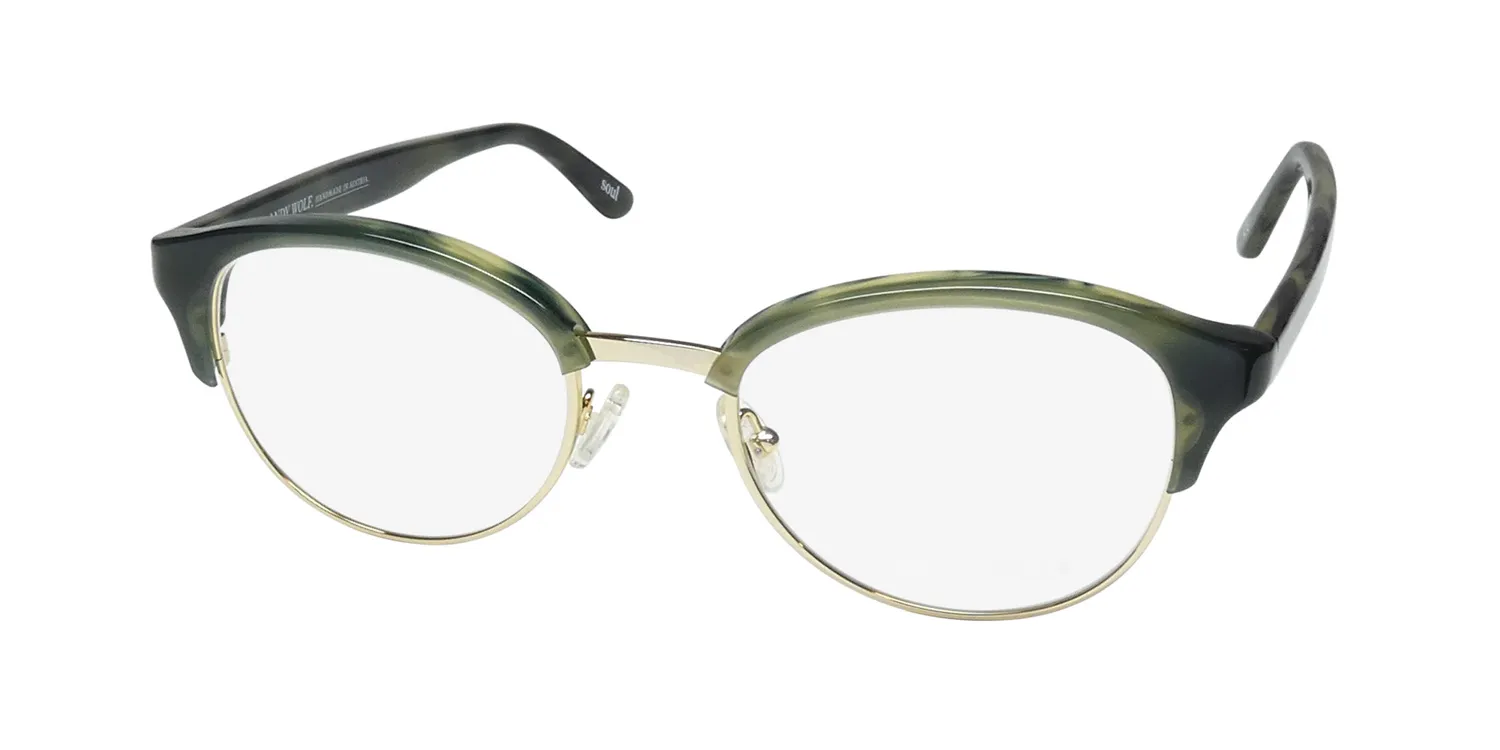 Andy Wolf 4543 h Eyeglasses Green 48mm Unisex
