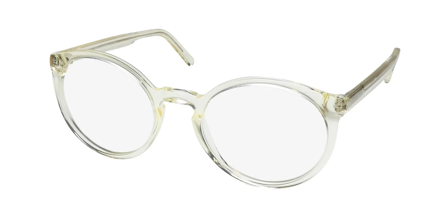 Andy Wolf 4566 j Eyeglasses Crystal Yellow 52mm