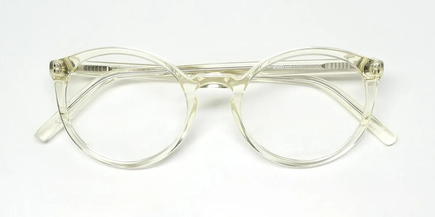 Andy Wolf 4566 j Eyeglasses Crystal Yellow 52mm 2