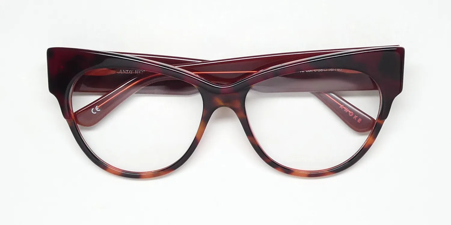 Andy Wolf 5092 c Eyeglasses Red 58mm 2