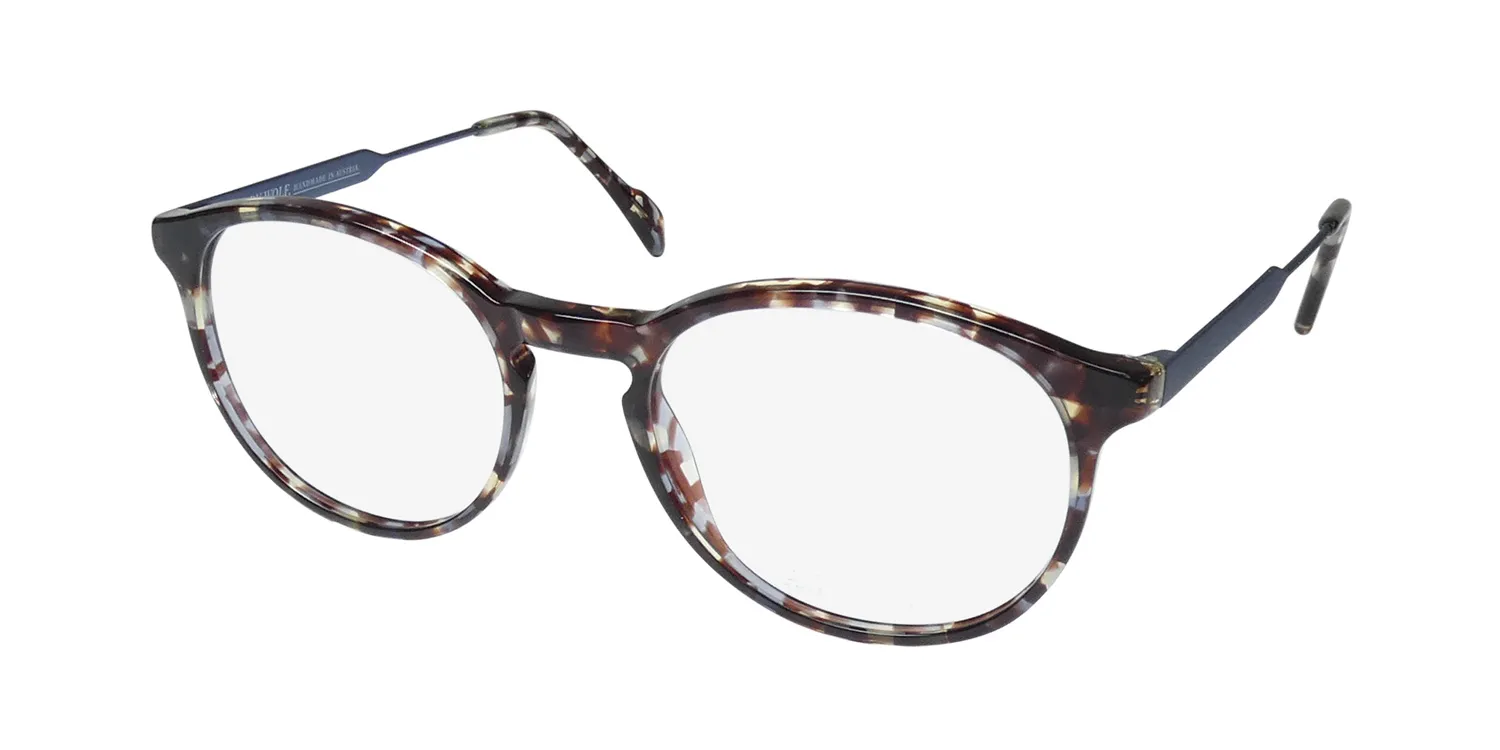 Andy Wolf 4588 c Eyeglasses Tortoise Blue 51mm Unisex