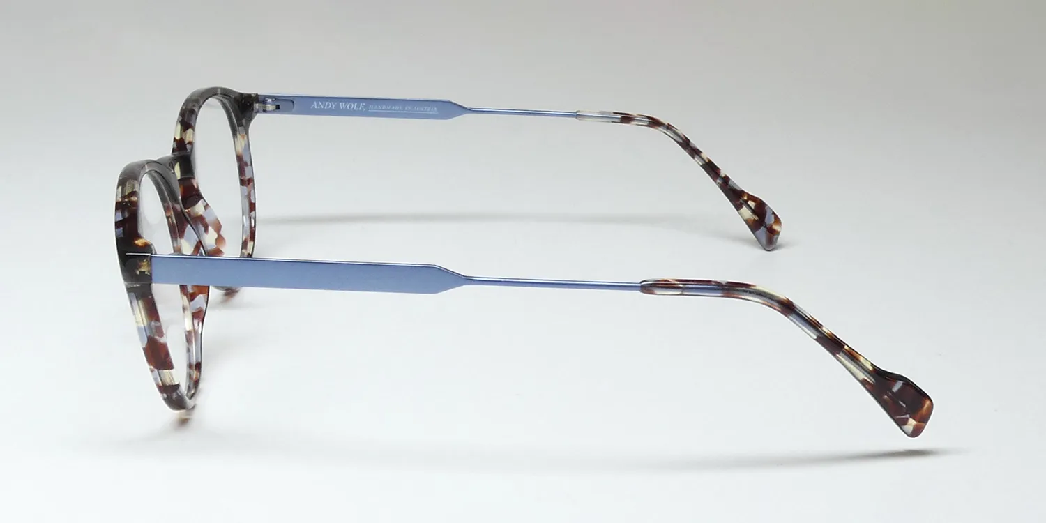 Andy Wolf 4588 c Eyeglasses Tortoise Blue 51mm Unisex 4