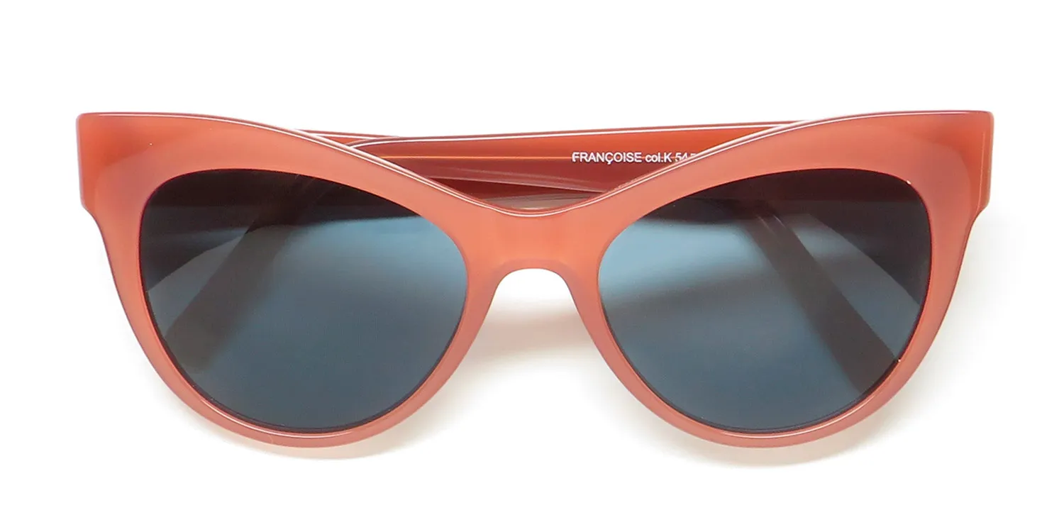 Andy Wolf Francoise k Sunglasses Peach Brown 54mm 2
