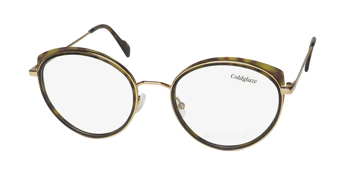 Andy Wolf 4766 02 Eyeglasses Gold 52mm