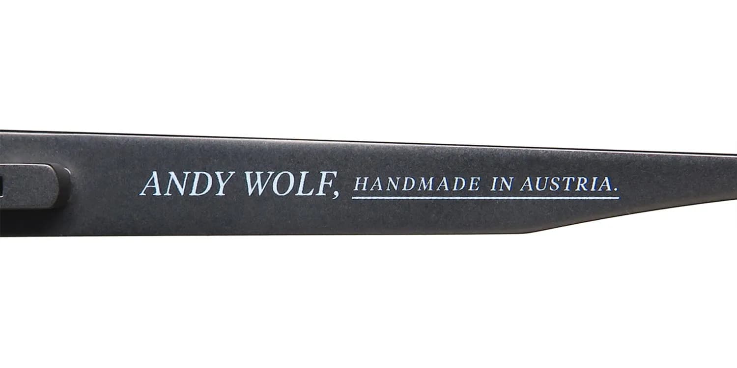 Andy Wolf Christian 01 Sunglasses Black 52mm Unisex 7