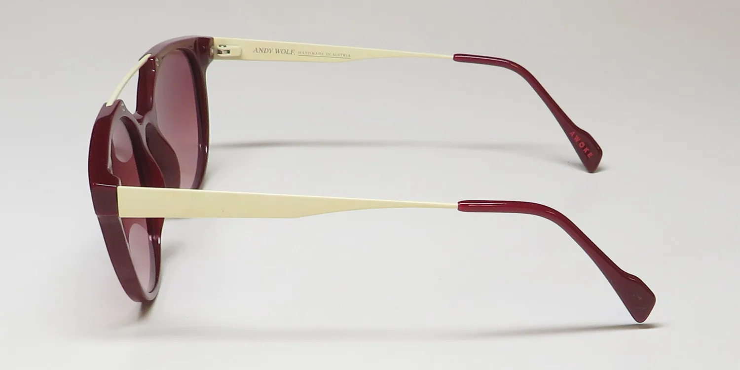 Andy Wolf Christian 05 Sunglasses Burgundy 52mm Unisex 4