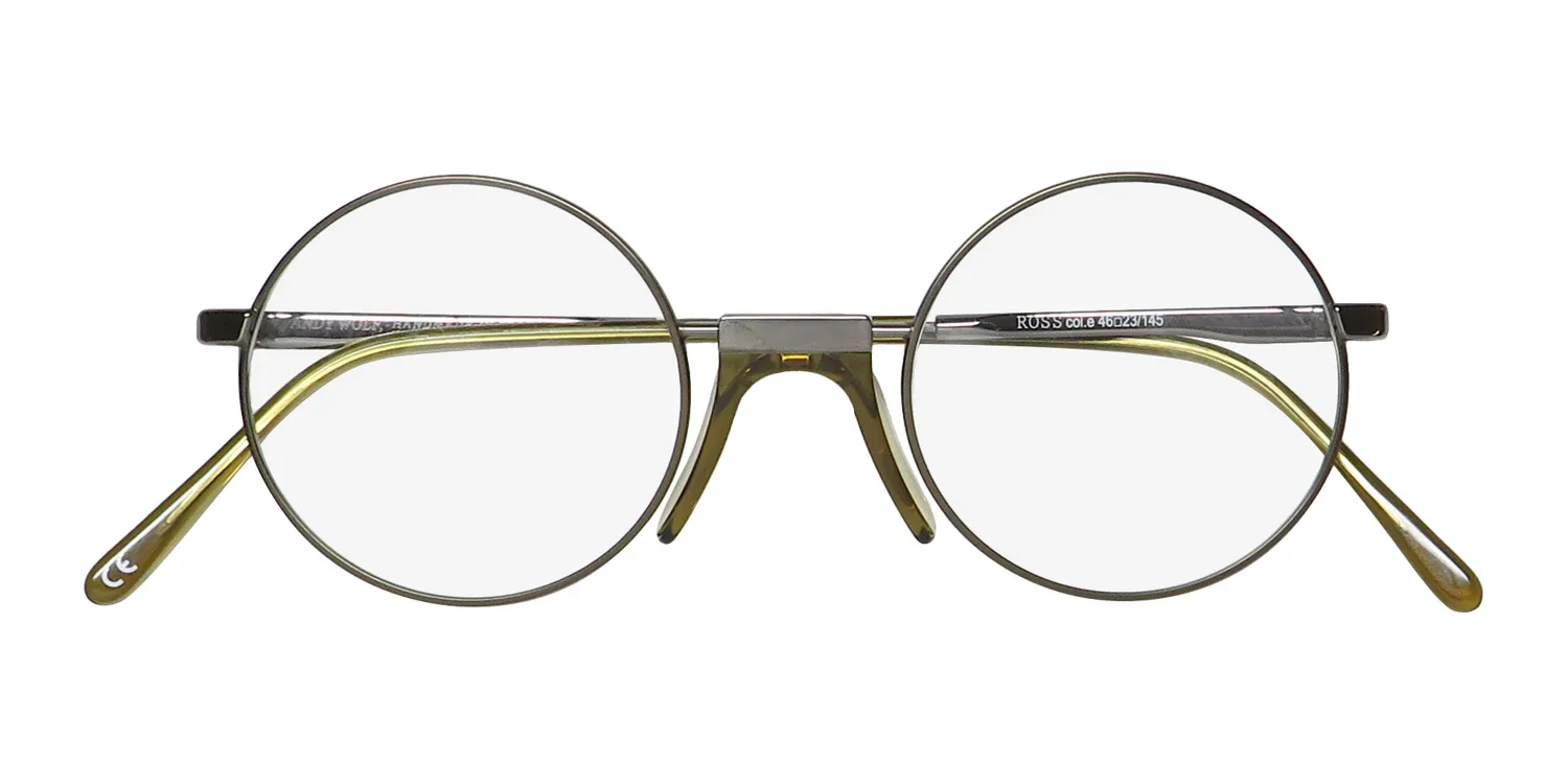 Andy Wolf ROSS e Eyeglasses Gunmetal 46mm Unisex 2