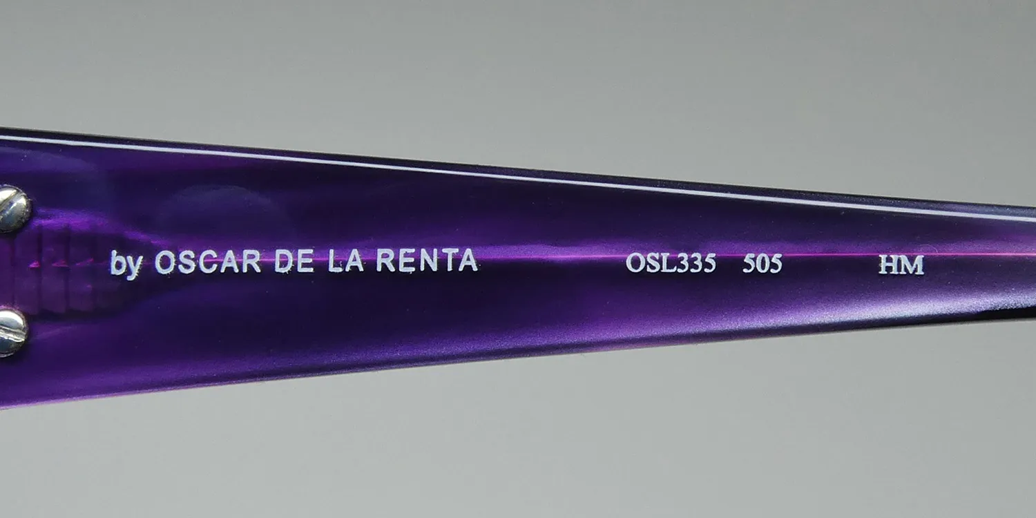 Oscar de la Renta Osl 335 505 Eyeglasses Plum 50mm 7
