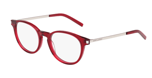 Saint Laurent SL25F 004 Eyeglasses Red 49mm Unisex