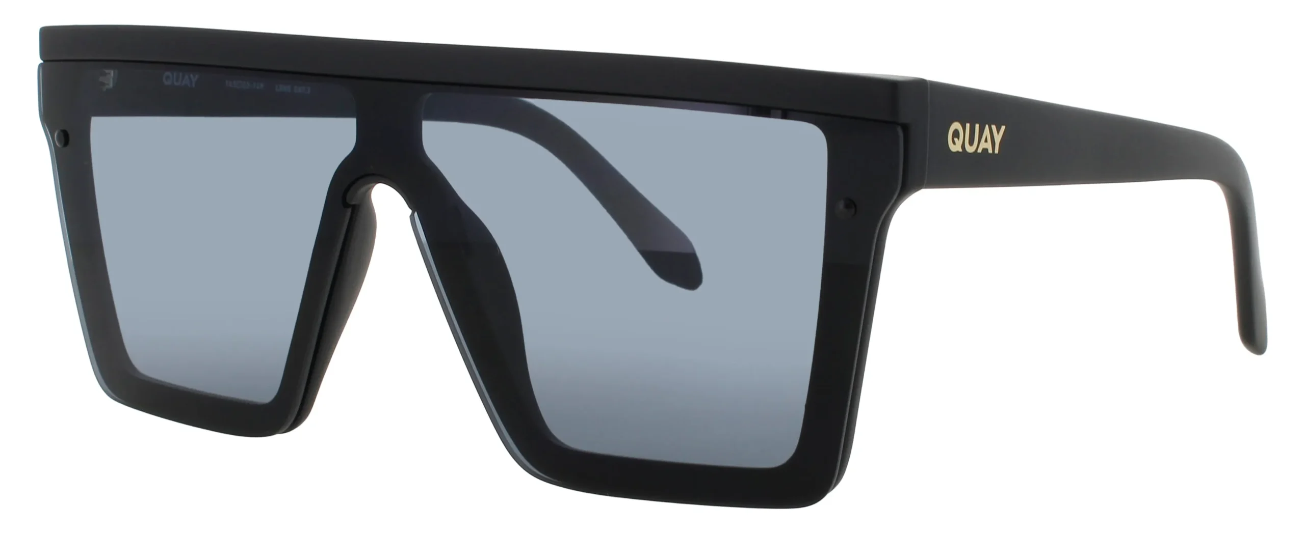 Quay HINDSIGHT BLK/SMK Sunglasses Black 56mm Unisex