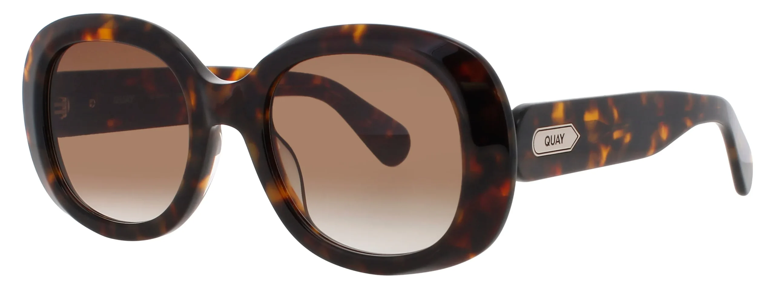 Quay IMPROMPTU NEUTRT/BRN Sunglasses Neutral Tortoise 52mm Women