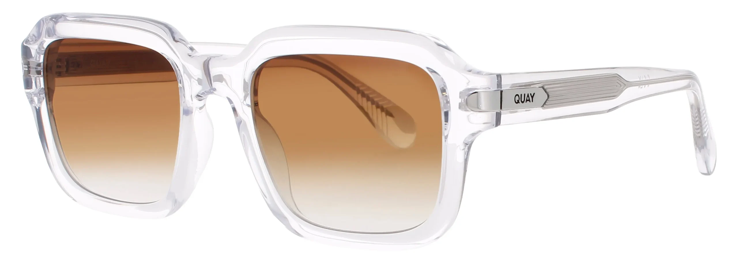 Quay PLAYBACK CLR/SEP Sunglasses Clear 53mm Men