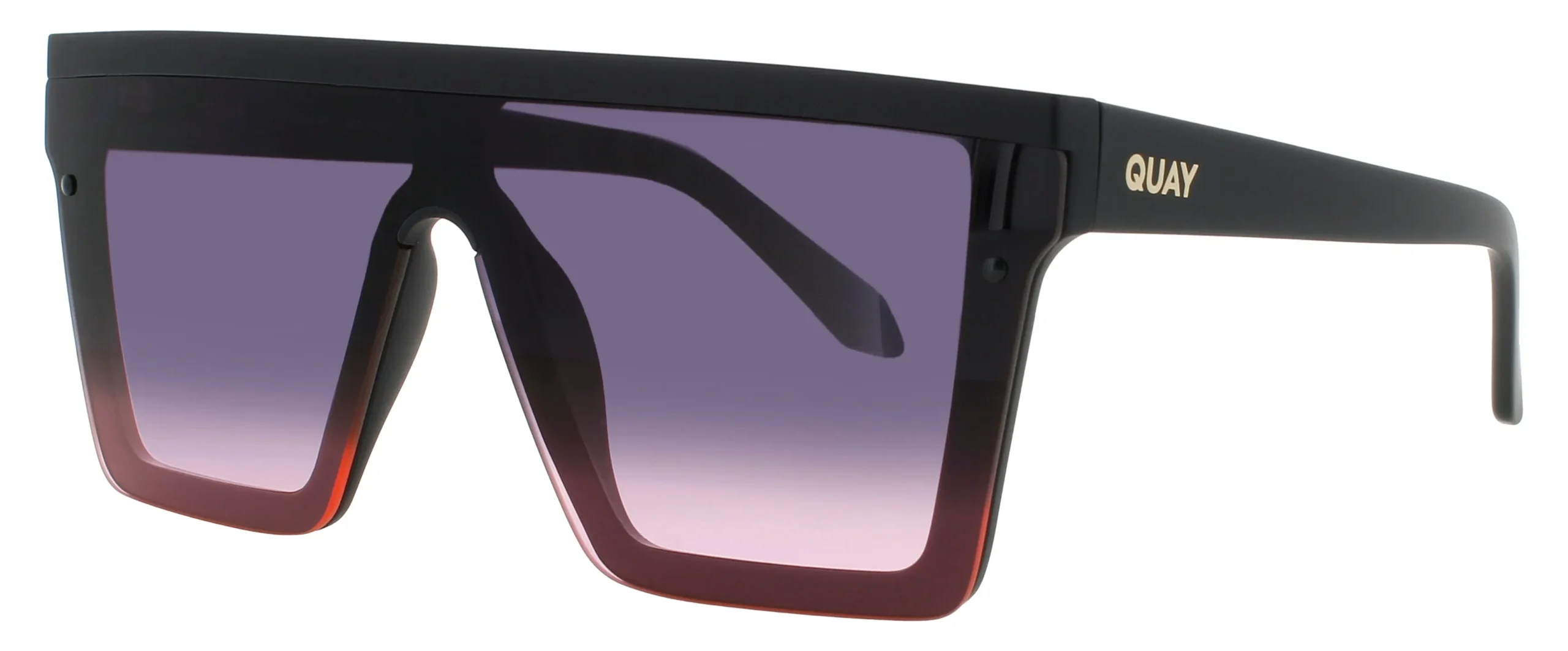 Quay HINDSIGHT BLK/BLKPNK Sunglasses Black 56mm Women