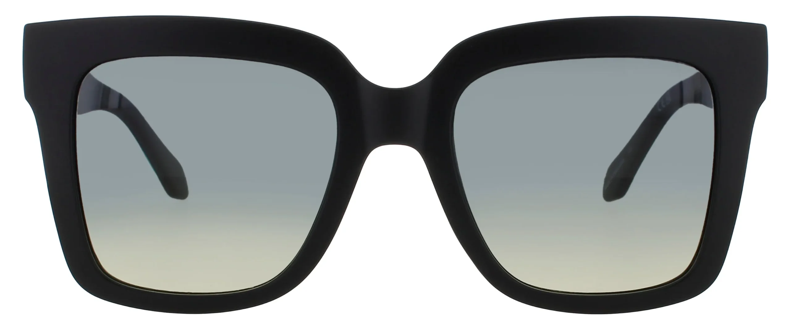 Quay ICY MTBLK/SMKGRN Sunglasses Matte Black 52mm Women 2