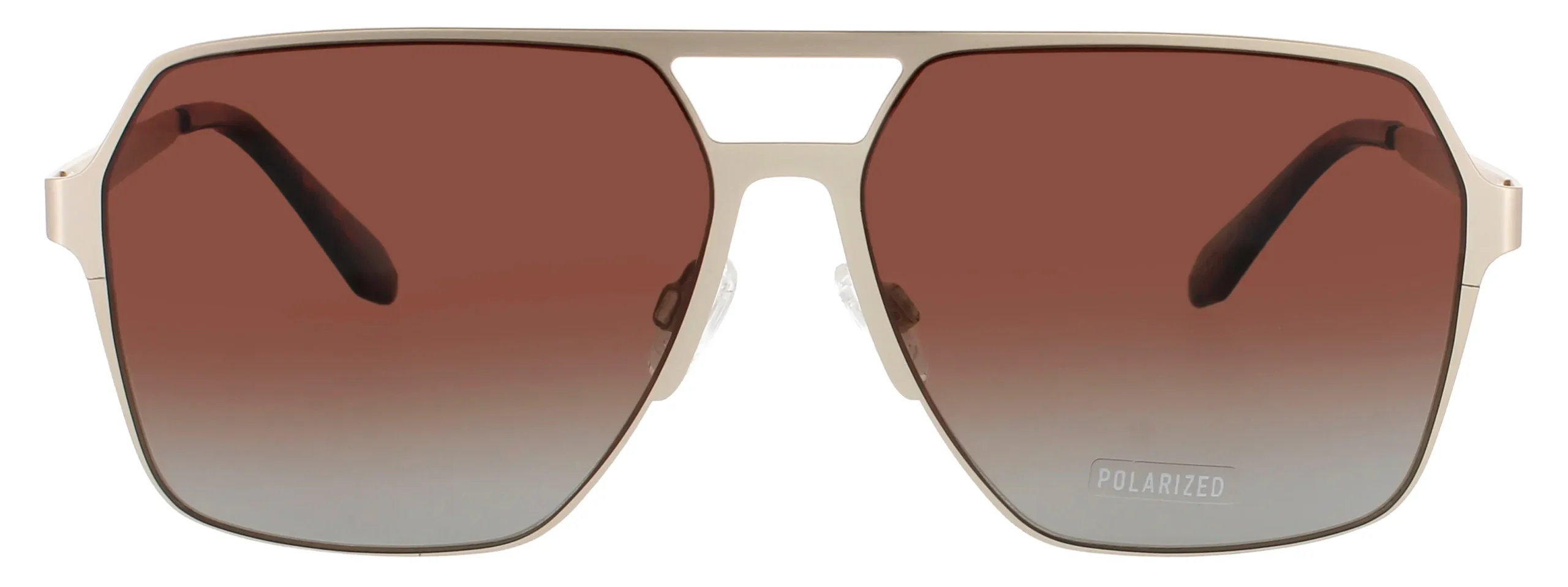 Quay BACKSTAGE PASS GLD/BRNPOL Sunglasses Gold 60mm Unisex 2