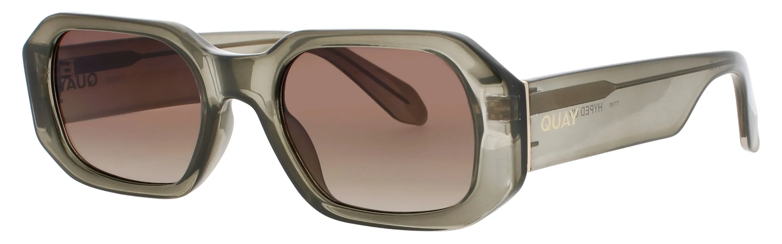 Quay HYPED UP JDE/BRN Sunglasses Jade 53mm Women