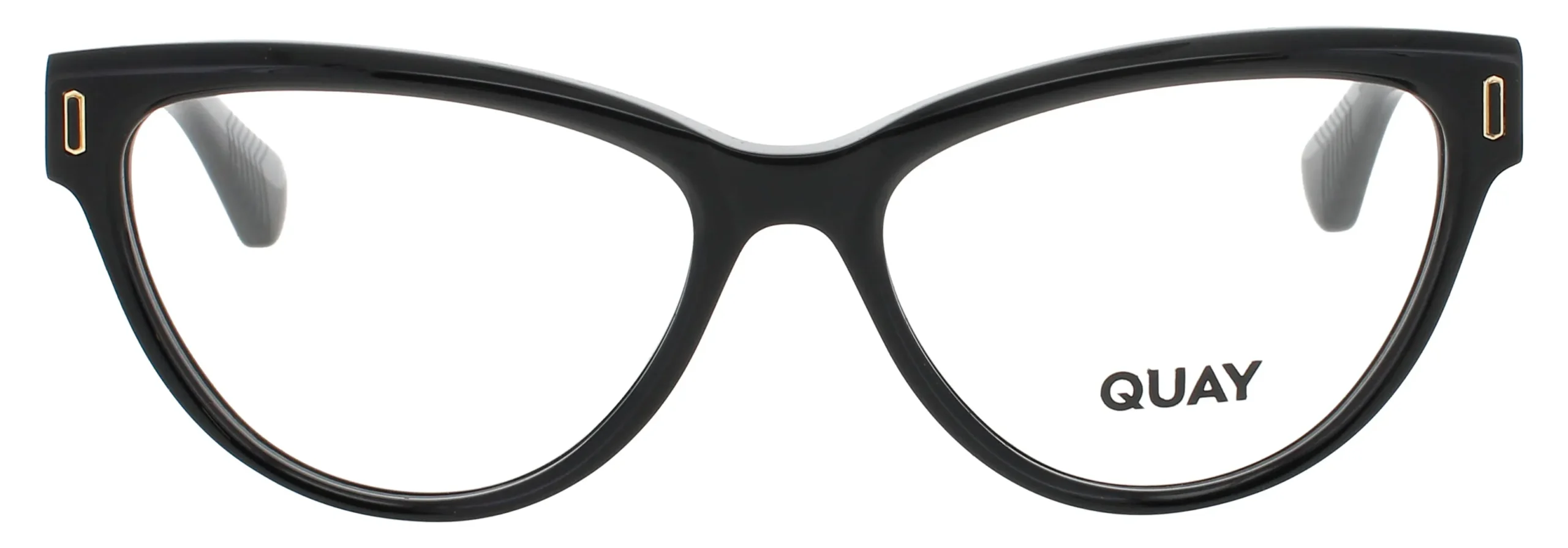 Quay SO SHY RX BLK Eyeglasses Black 54mm Women 2