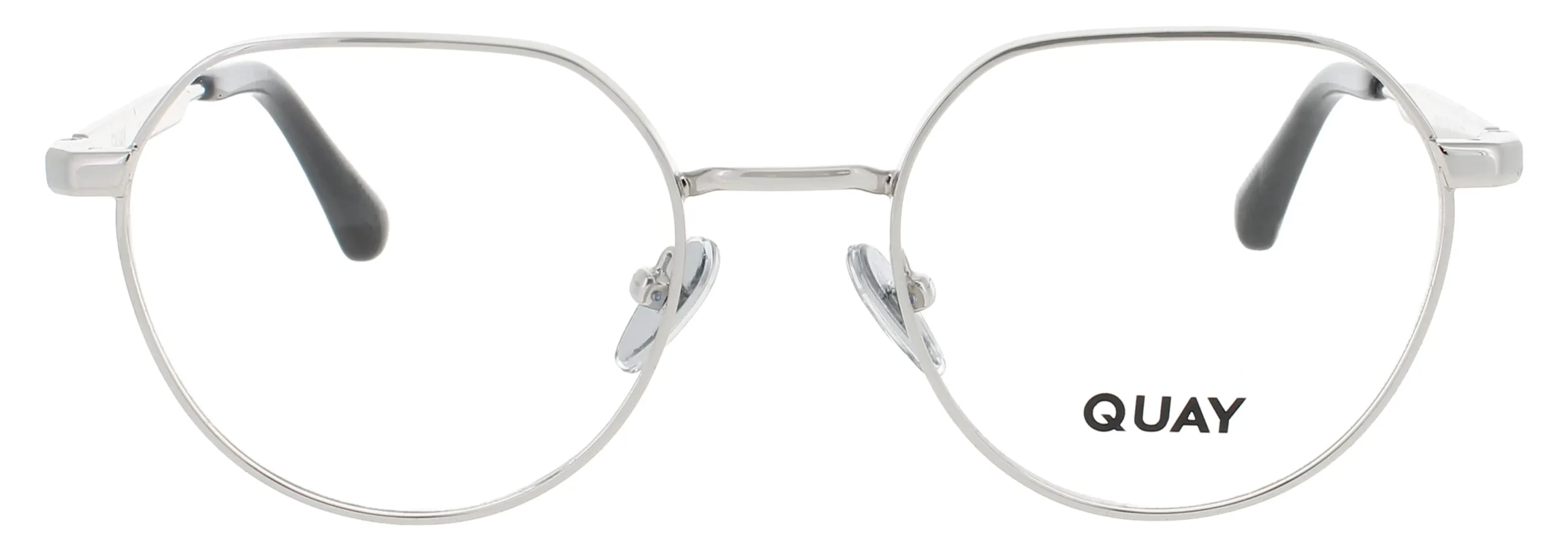 Quay ON MUTE RX SLV Eyeglasses Silver 52mm Unisex 2