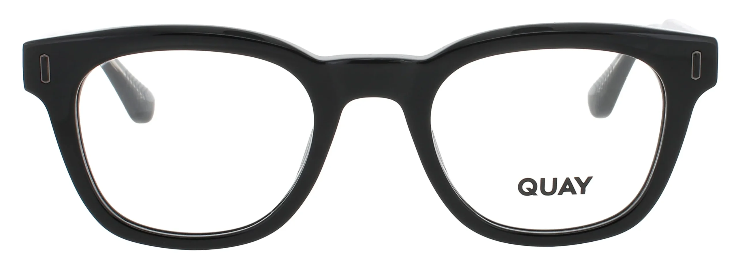 Quay YOUR HONOR RX BLK Eyeglasses Black 48mm Men 2