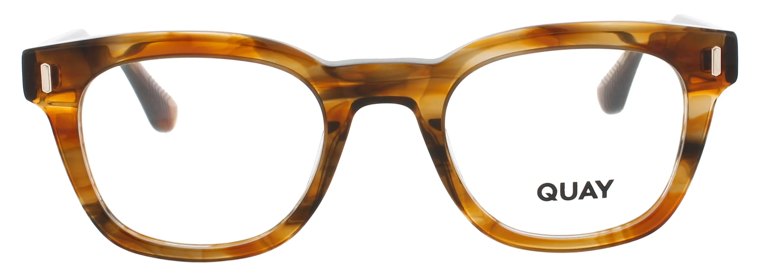 Quay YOUR HONOR RX CFSRL Eyeglasses Coffee Swirl 48mm Men 2