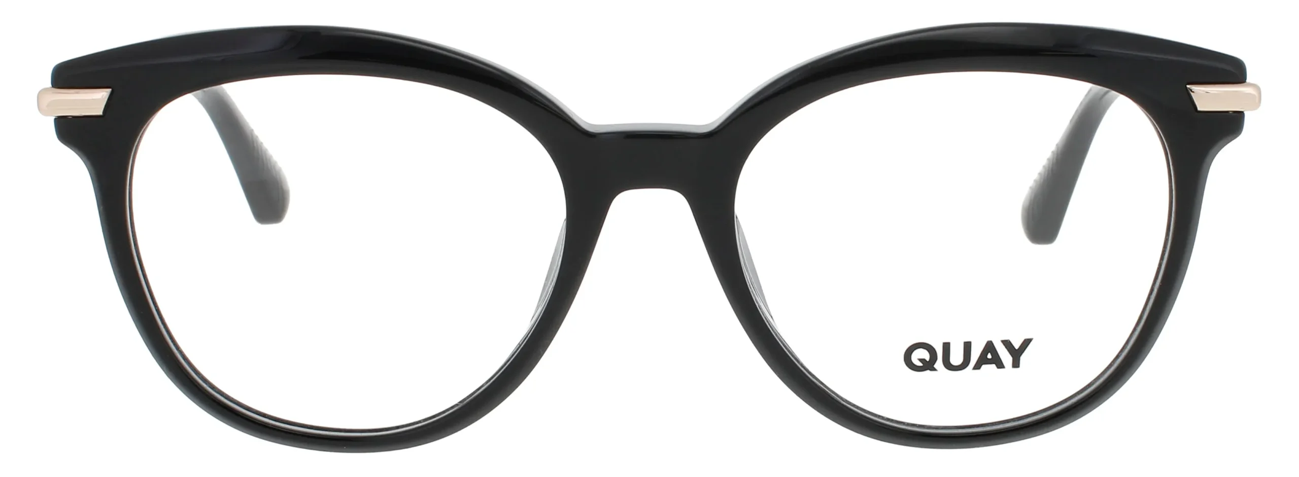 Quay PENCIL ME IN RX BLK Eyeglasses Shiny Black 53mm Women 2