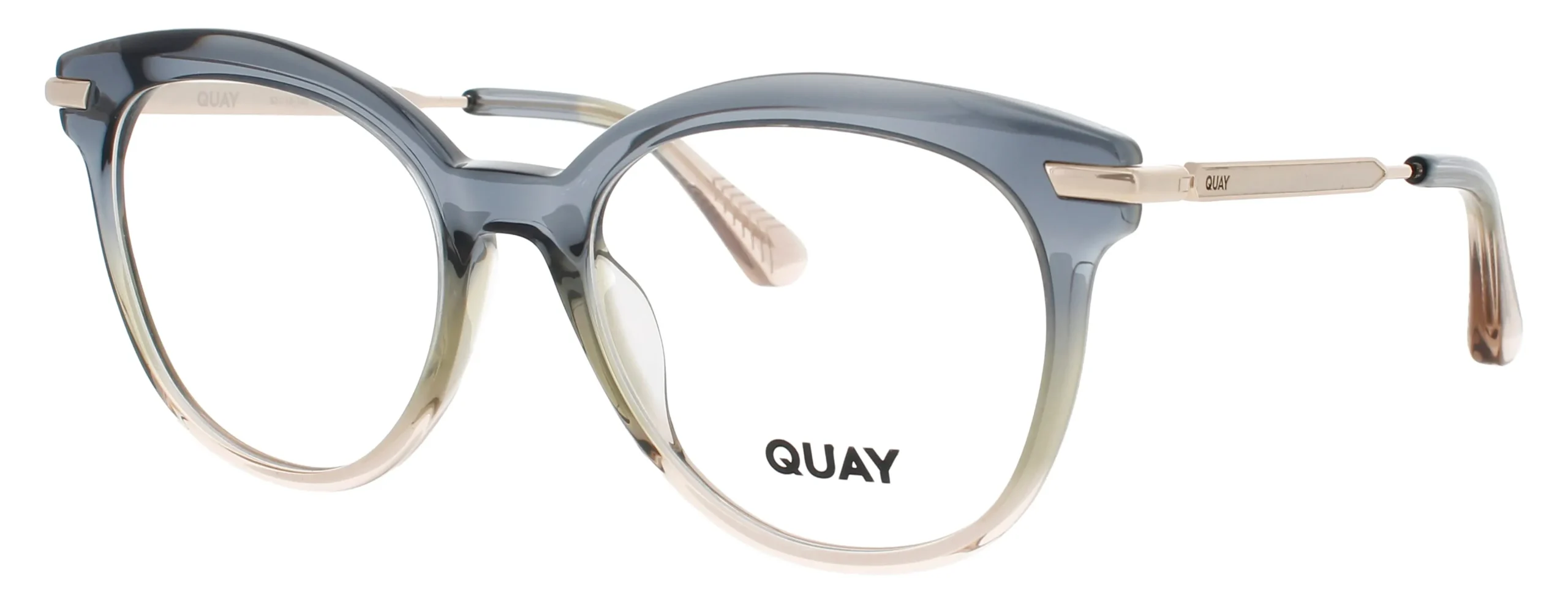 Quay PENCIL ME IN RX NVMDO Eyeglasses Navy Matte Ocean 53mm Women