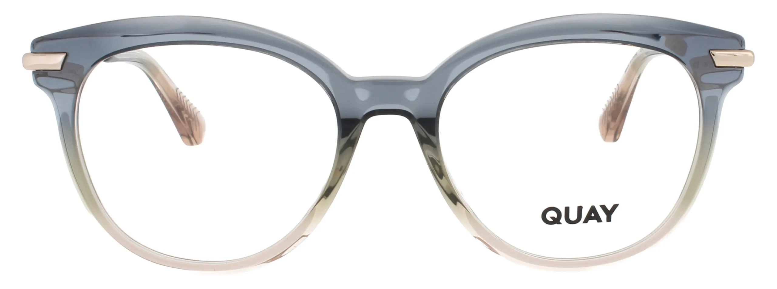Quay PENCIL ME IN RX NVMDO Eyeglasses Navy Matte Ocean 53mm Women 2