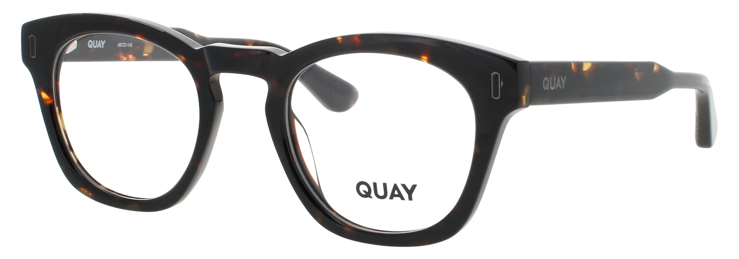 Quay BOW TIE RX DRKTRT Eyeglasses Dark Tortoise 48mm Women