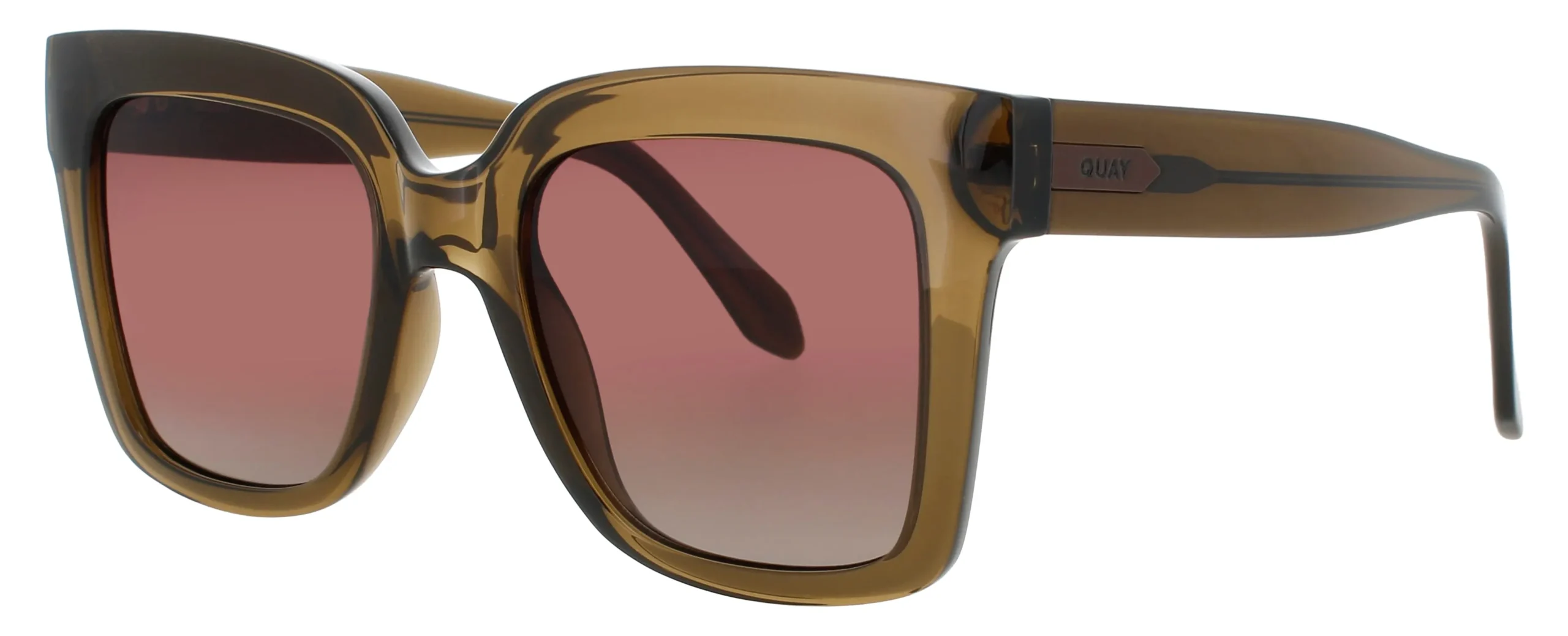 Quay ICY GRN/BRN Sunglasses Crystal Sage 52mm Women