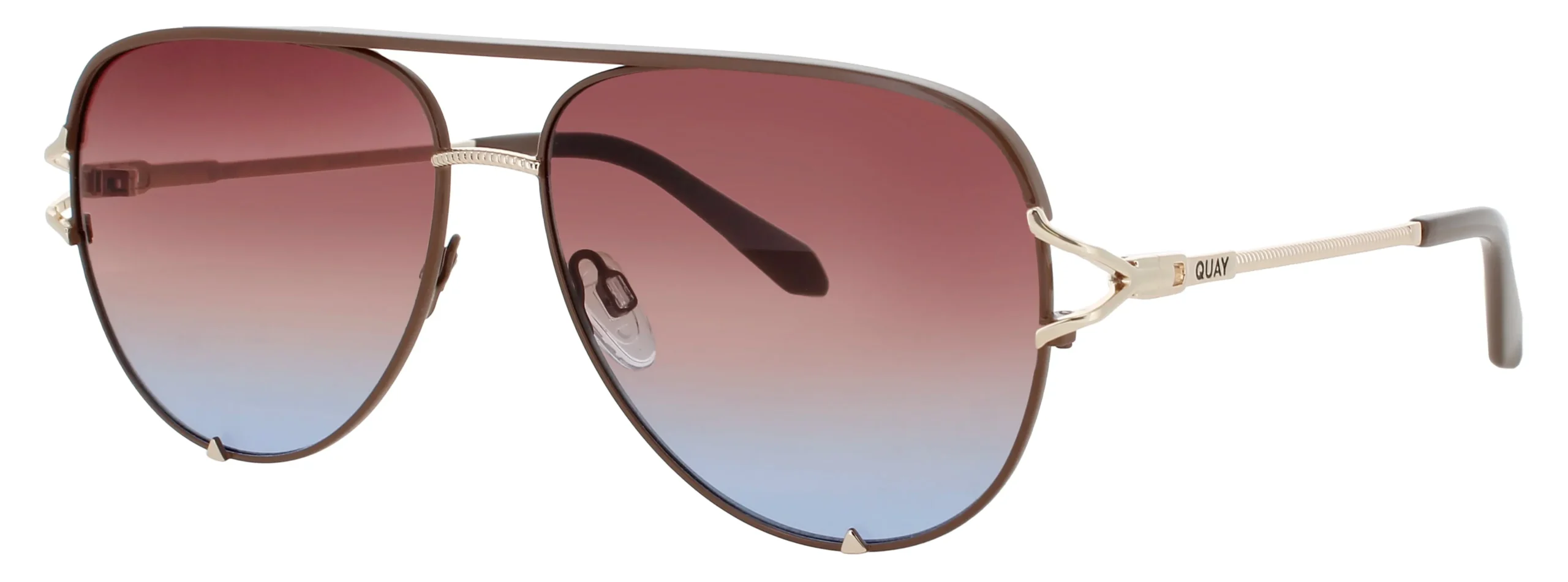 Quay HIGH KEY TWIST DOE/BRNBL Sunglasses Doe 51mm Women
